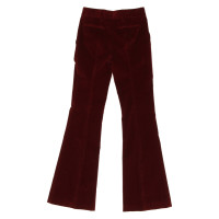 Prada Paio di Pantaloni in Cotone in Rosso