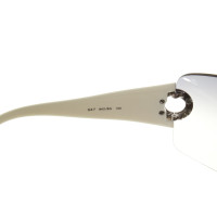 Bulgari Monoshade-Sonnenbrille in Weiß