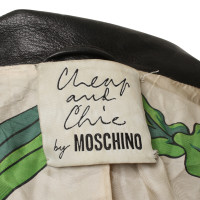 Moschino Cheap And Chic Leren jas met drukknopen