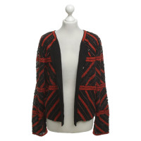 Marc Cain Jacket in black / red