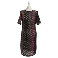 Missoni Crochet dress in black / pink