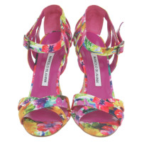 Manolo Blahnik Sandals with a floral pattern