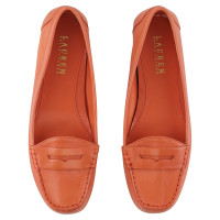 Ralph Lauren Slippers/Ballerinas Leather in Orange
