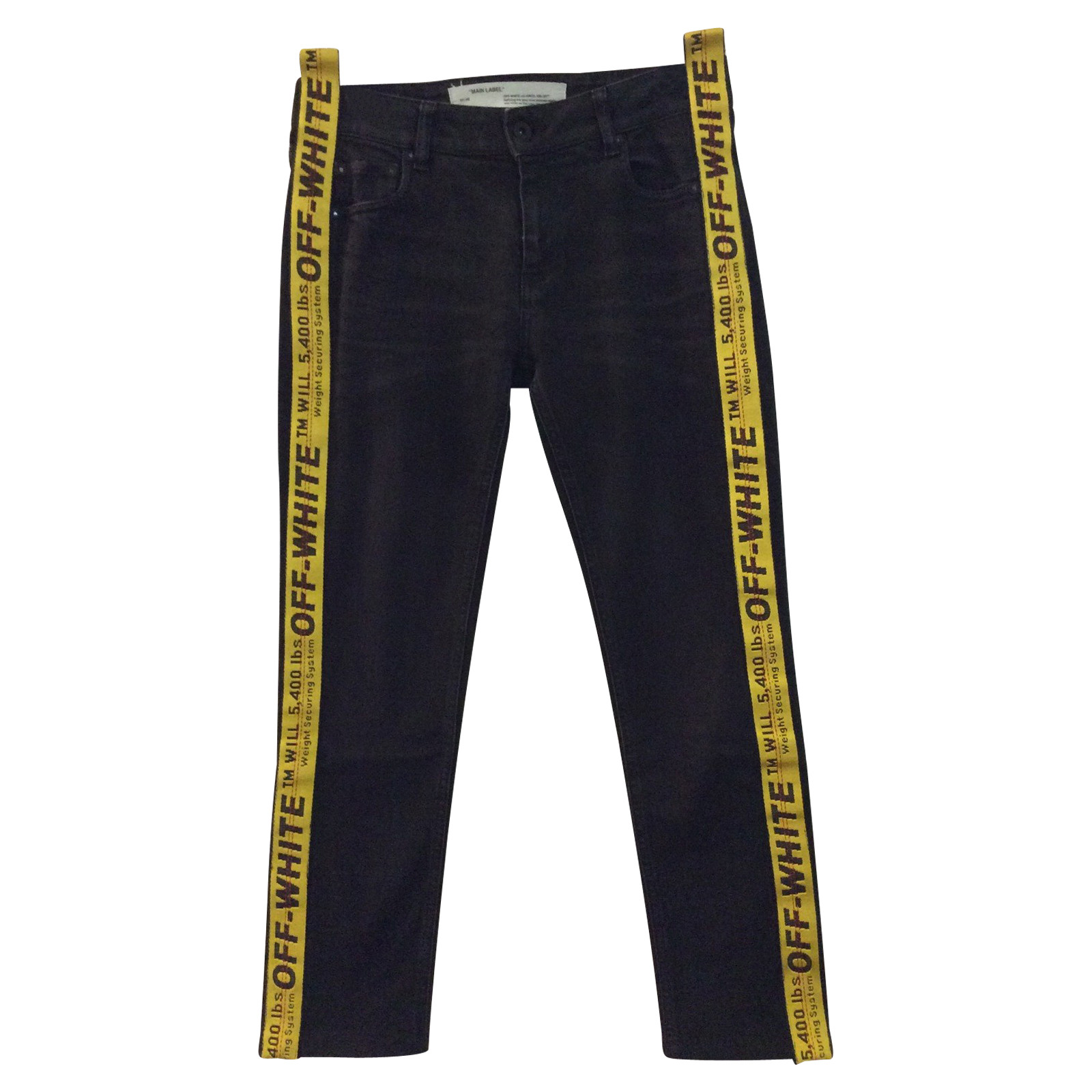 Off White Trousers Jeans fabric in Grey - Second Off White Trousers Jeans fabric in Grey buy used for 369€ (4097091)