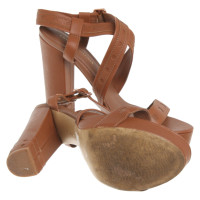 Tommy Hilfiger Sandals Leather in Brown