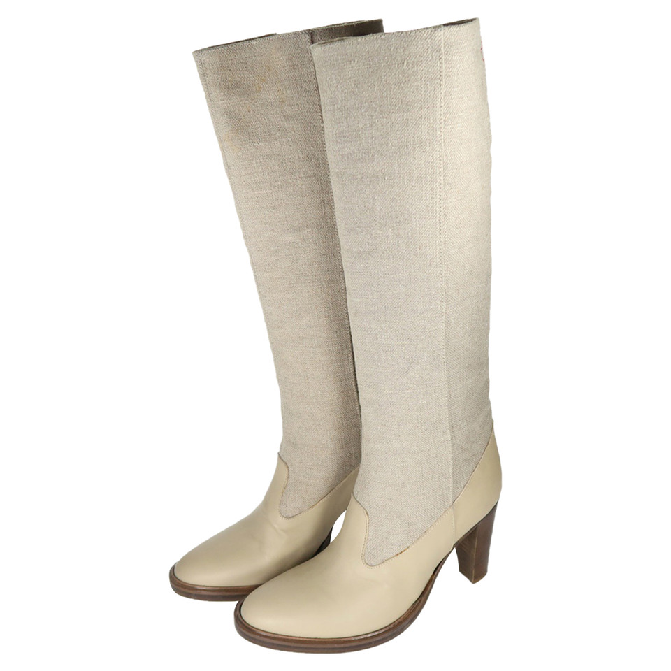 A. F. Vandevorst Boots Leather in Beige