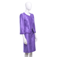 Armani Collezioni Anzug aus Seide in Violett