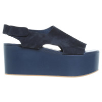 Cos Platform sandals in dark blue