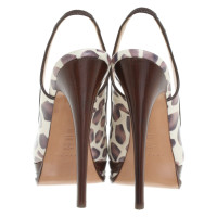 Casadei Peep-toes con stampa animale
