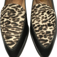 J. Crew Black leather loafers