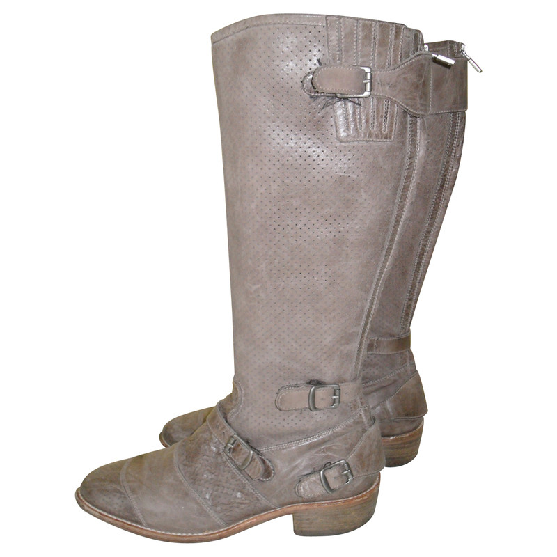 Belstaff Bottes dans le look biker