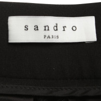 Sandro trousers in black