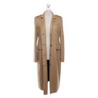 Burberry Giacca/Cappotto in Cashmere in Ocra