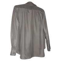 0039 Italy Top en Soie en Taupe