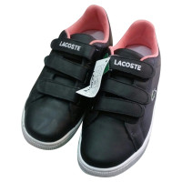 Lacoste Sneakers aus Leder in Schwarz