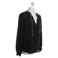 Michael Kors Zijden blouse in zwart