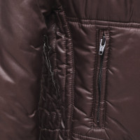 Plein Sud Quilted coat in brown