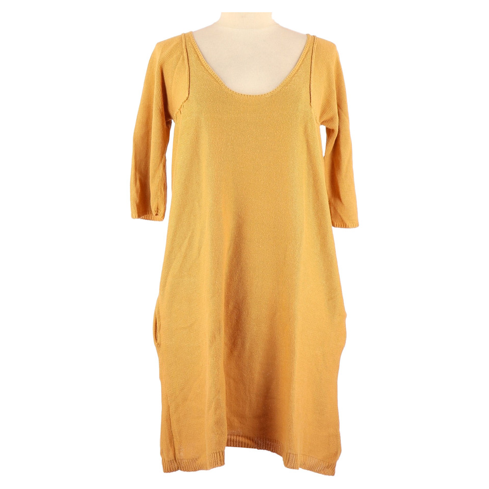 Maje Dress Linen in Yellow