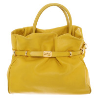 Sonia Rykiel Handtasche aus Leder in Gelb