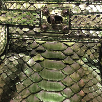Zagliani Python leather handbag