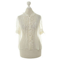 Chloé Silk blouse with ruffle details
