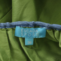 Escada Top in verde / blu