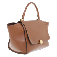 Céline Trapeze Large Leather in Brown