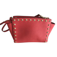 Michael Kors Borsa a tracolla in Pelle in Rosso