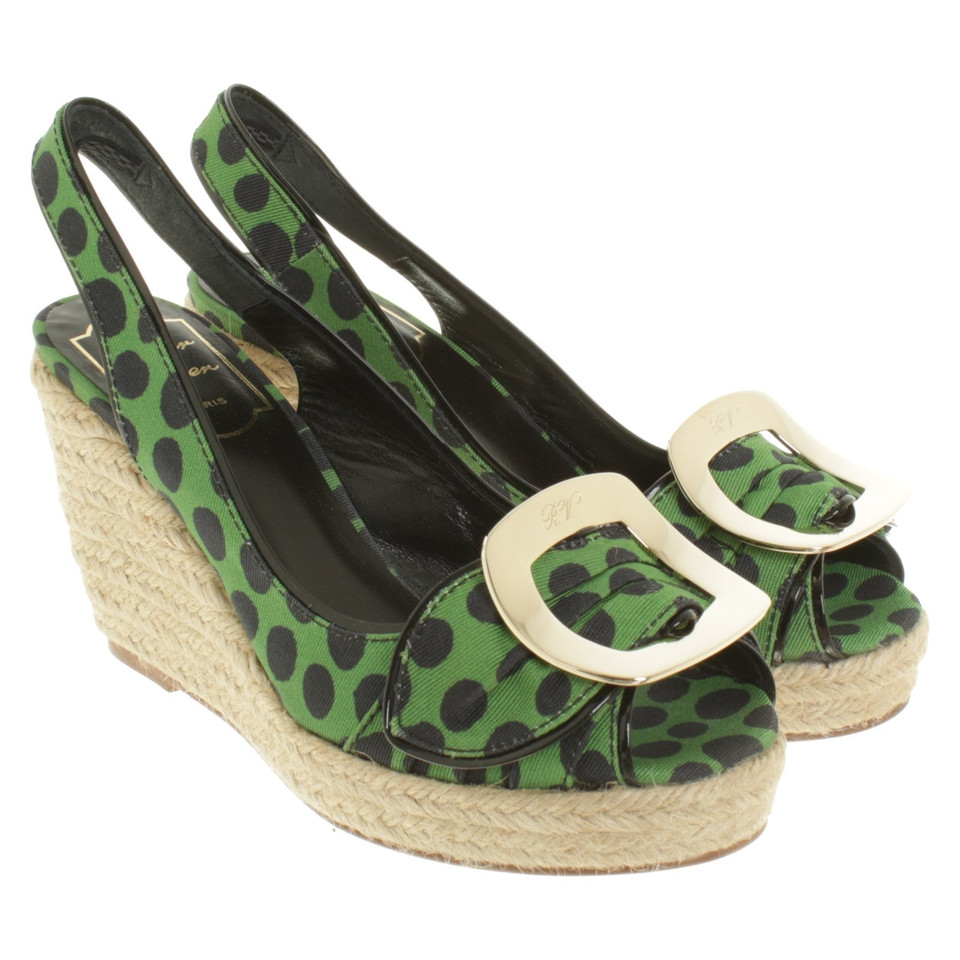 Roger Vivier Wedges with dot pattern