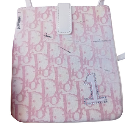 Dior Sac à bandoulière en Toile en Rose/pink