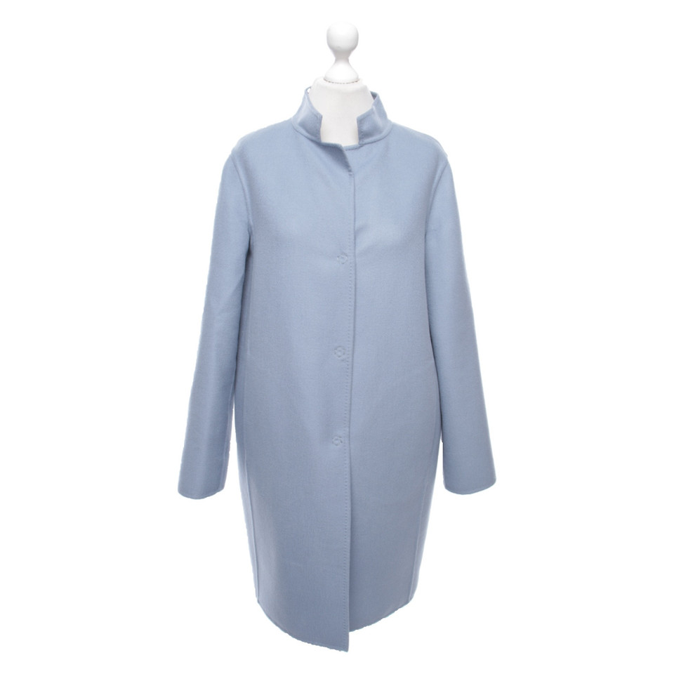 Manzoni 24 Jacke/Mantel aus Wolle in Blau
