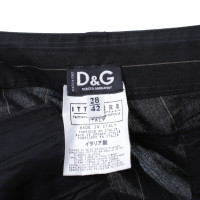 D&G Costume en Coton en Noir