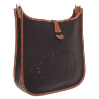 Hermès "Evelyne bag" from Brown felt
