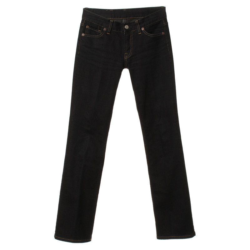 Y 3 Flared Jeans in Dunkelblau