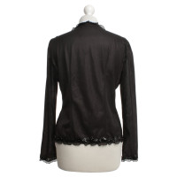 Miu Miu Ruffled blouse in black