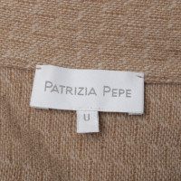Patrizia Pepe Poncho with checked pattern