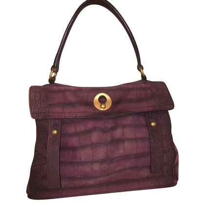 Yves Saint Laurent Muse Leather in Violet