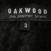 Oakwood Gilet di pelliccia in Black