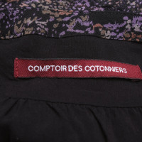 Comptoir Des Cotonniers Seidenkleid mit Muster