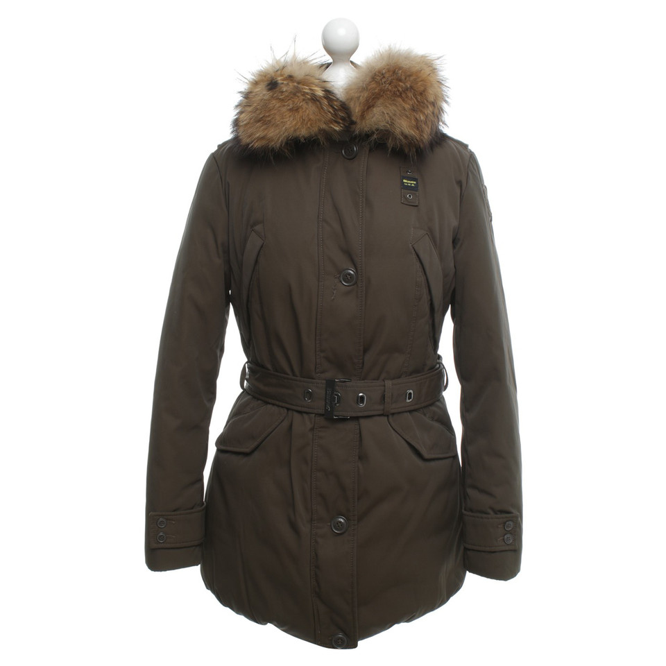 Blauer Usa Giù cappotto verde scuro