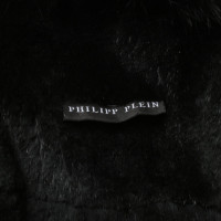 Philipp Plein Veste avec bordure en fourrure
