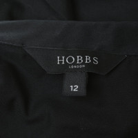 Hobbs Zwarte blouse met volants