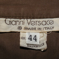 Gianni Versace Gonna di cotone dell'annata del Brown