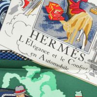 Hermès silk carré scarf ,, L'Elegance et le Confort en Automobile "