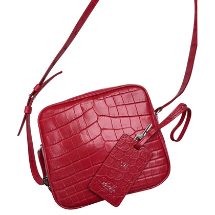 Agnona Shoulder bag Leather in Pink