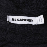 Jil Sander vestito lavorato a maglia in blu scuro