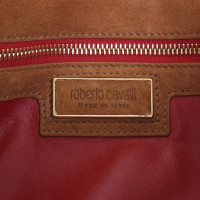 Roberto Cavalli Suede leather bag in Brown