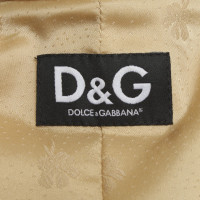 Dolce & Gabbana Goudkleurige blazer