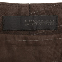 Ermanno Scervino Trousers with pinstripes