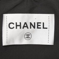 Chanel Silberfarbene Lederjacke